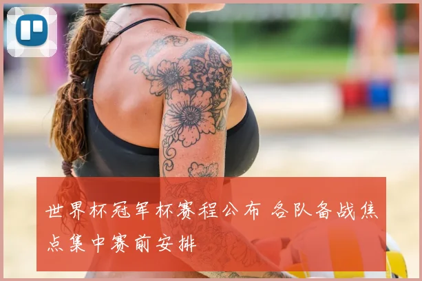 世界杯冠军杯赛程公布 各队备战焦点集中赛前安排